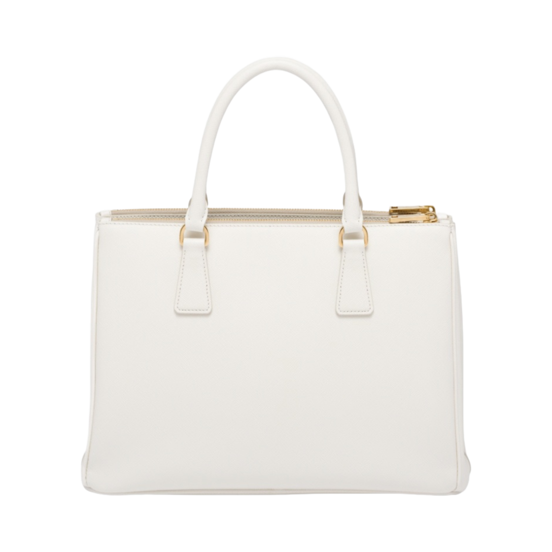 프라다 라지 프라다 갤러리아 사피아노 레더 백 화이트(Prada Large Prada Galleria Saffiano Leather Bag White) - 2