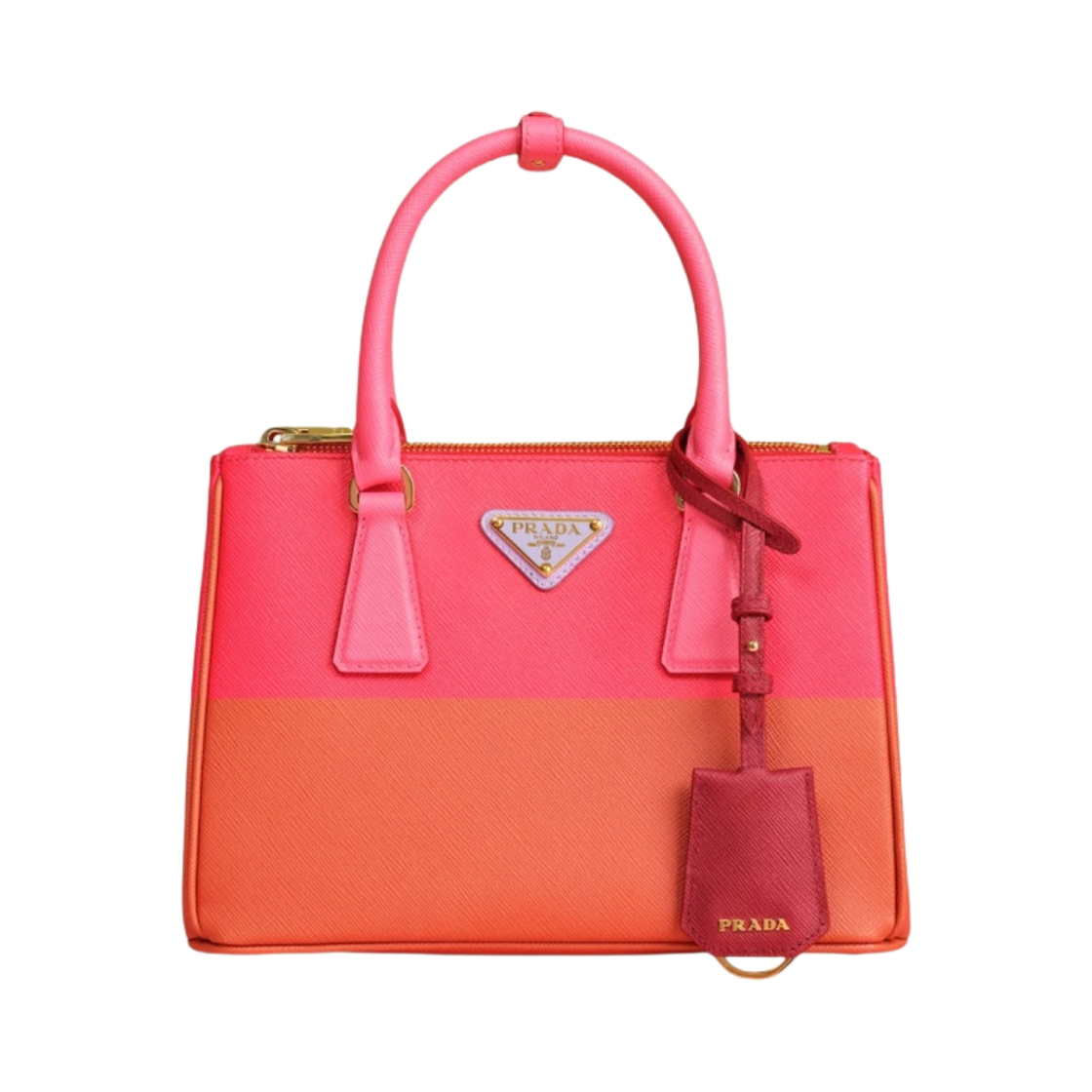 프라다 스몰 프라다 갤러리아 사피아노 스페셜 에디션 백 코퍼 스트로베리(Prada Small Prada Galleria Saffiano Special Edition Bag Copper Strawberry) - 1