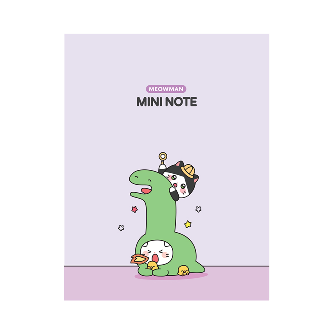 냐한남자 미니노트 공룡나라(Meow Man Mini Note Gongryong Nara)