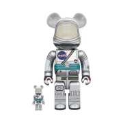 Bearbrick Project Mercury Astronaut 100% & 400% Set