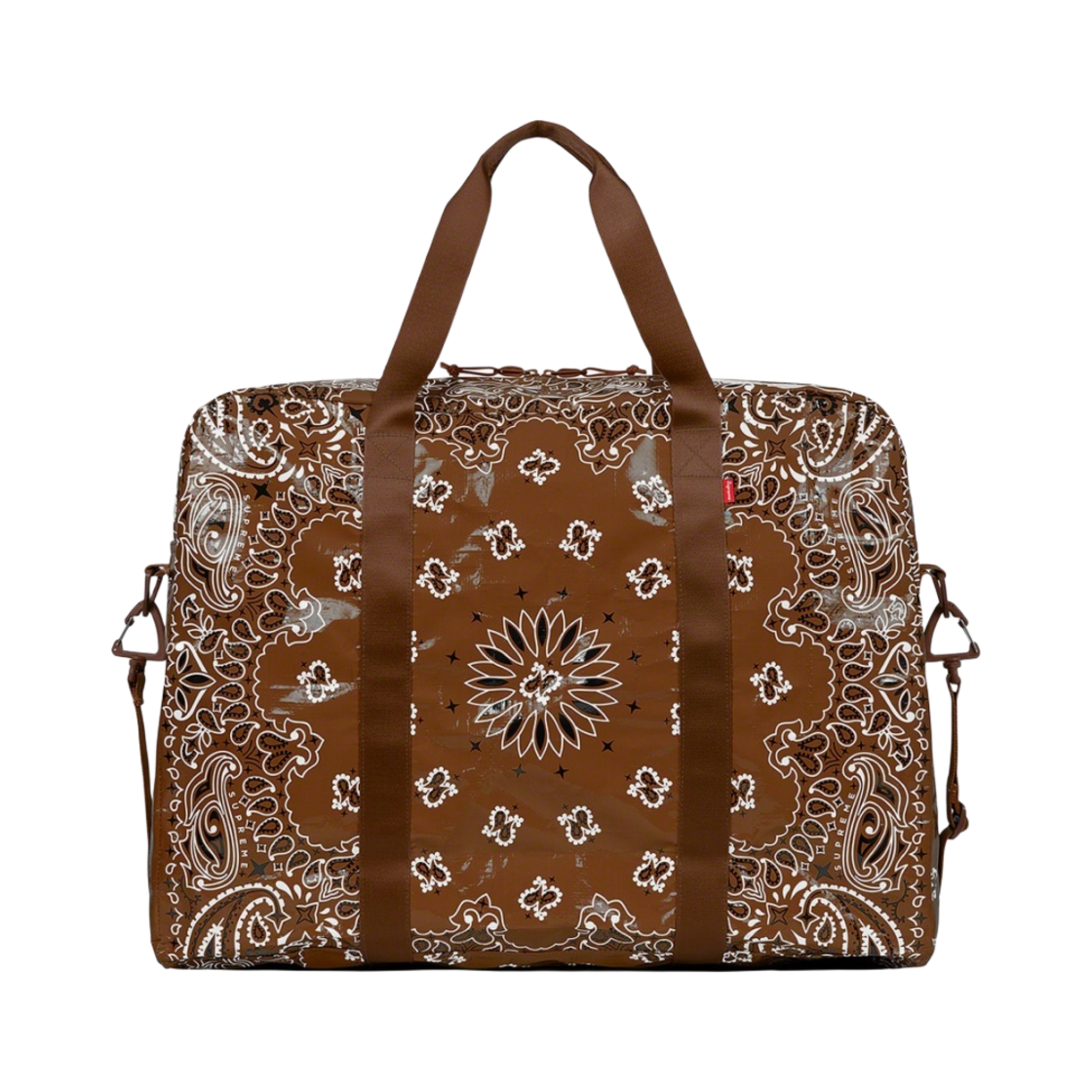 슈프림 반다나 타프 라지 더플백 브라운 - 21SS(Supreme Bandana Tarp Large Duffle Bag Brown - 21SS) - 3