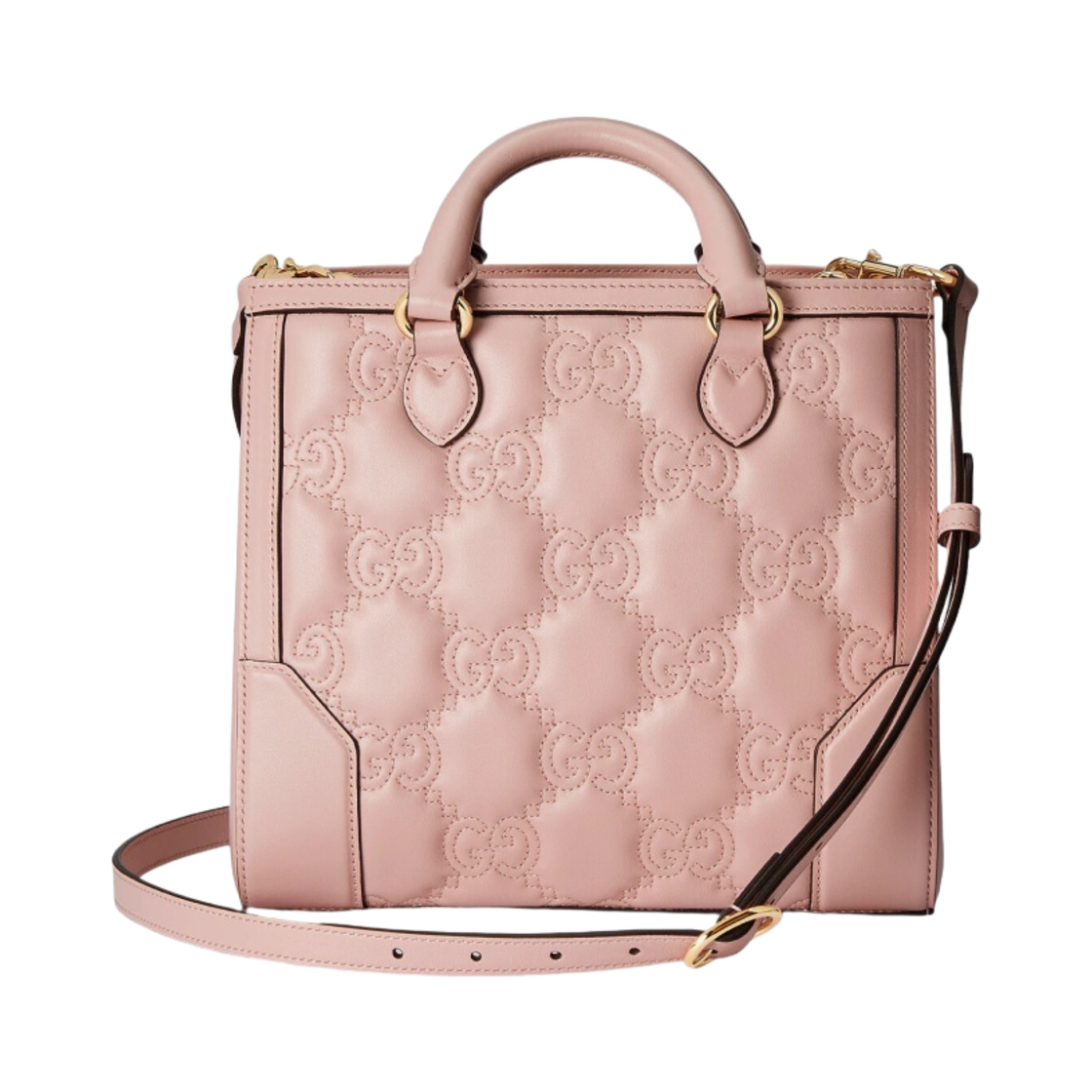 구찌 GG 마틀라세 미니 탑 핸들백 핑크(Gucci GG Matelasse Mini Top Handle Bag Pink) - 3