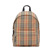 Burberry Vintage Check Nylon Backpack Archive Beige