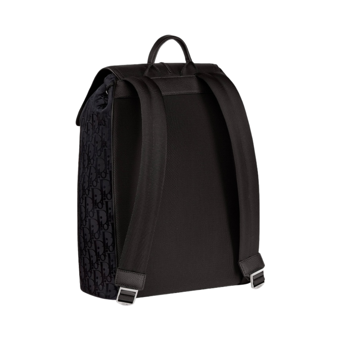 디올 모션 백팩 디올 오블리크 미라쥬 테크니컬 패브릭 & 그레인드 카프스킨 블랙(Dior Motion Backpack Dior Oblique Mirage Technical Fabric & Grained Calfskin Black) - 4