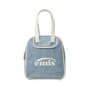 Emis Vintage Square Bowling Bag Sky Blue