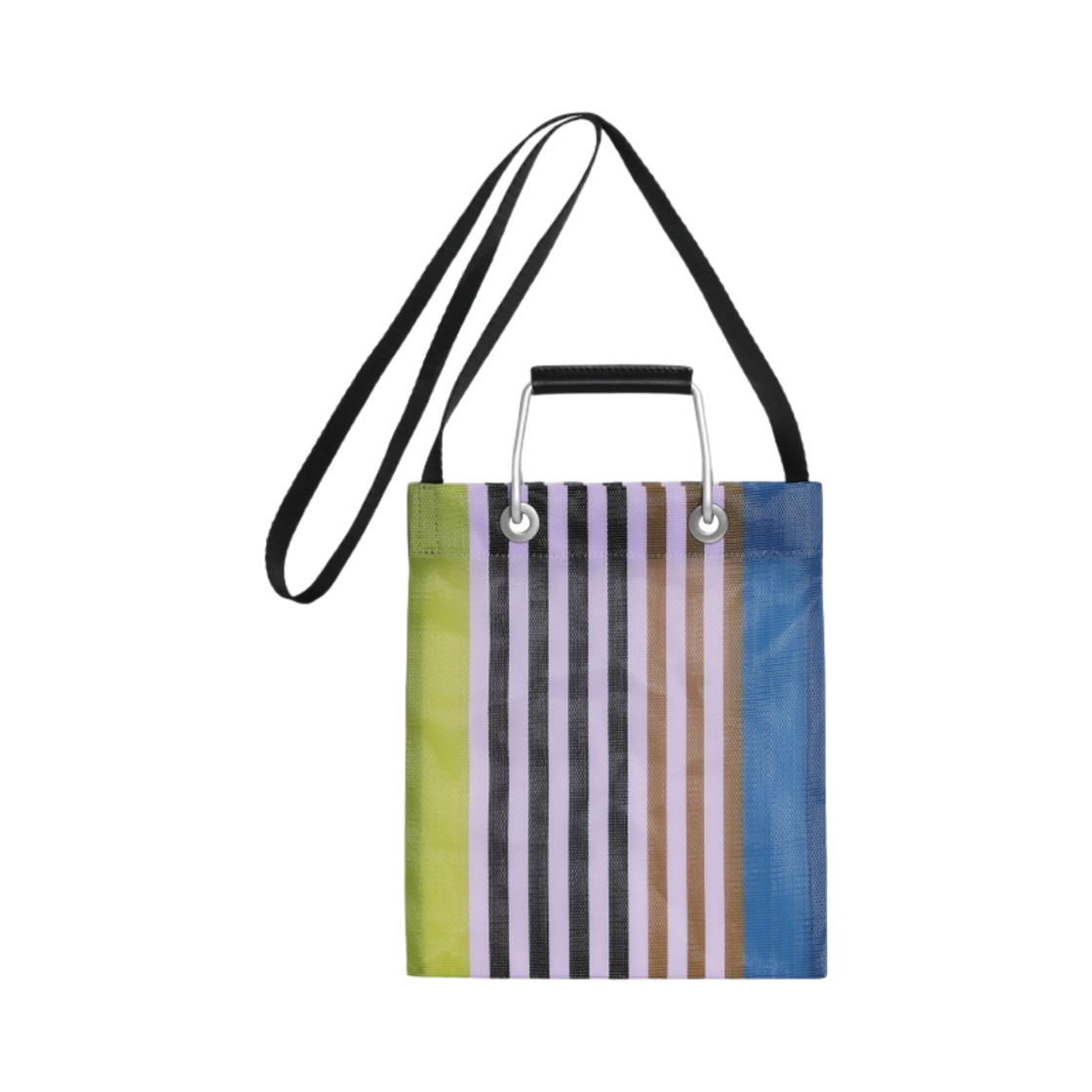 마르니 마켓 스트라이프 숄더백 미니 퍼플(Marni Market Stripe Shoulder Bag Mini Purple) - 2