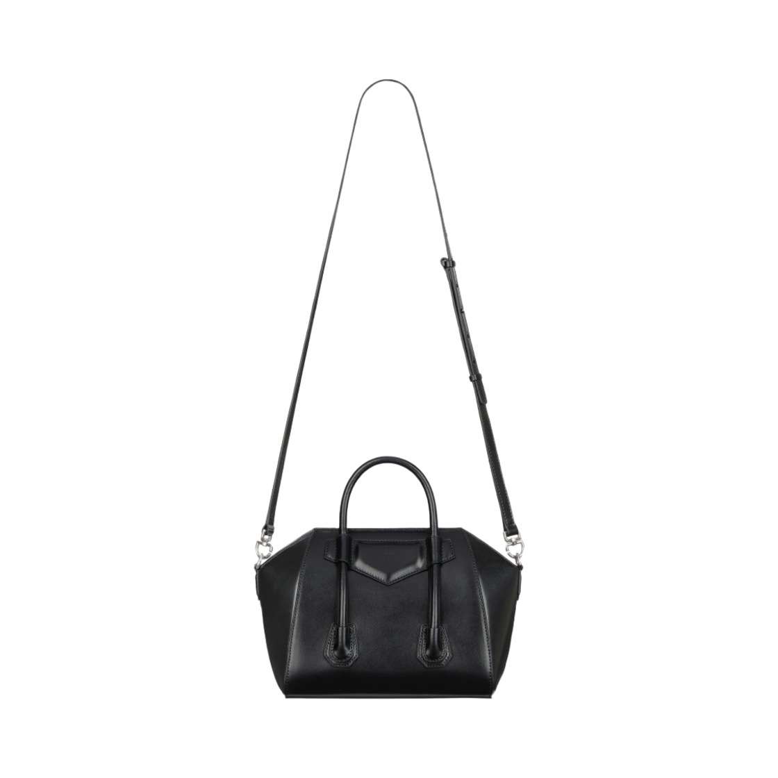 지방시 박스 레더 미니 안티고나 락 백 블랙(Givenchy MIni Antigona Lock Bag in Box Leather Black) - 3