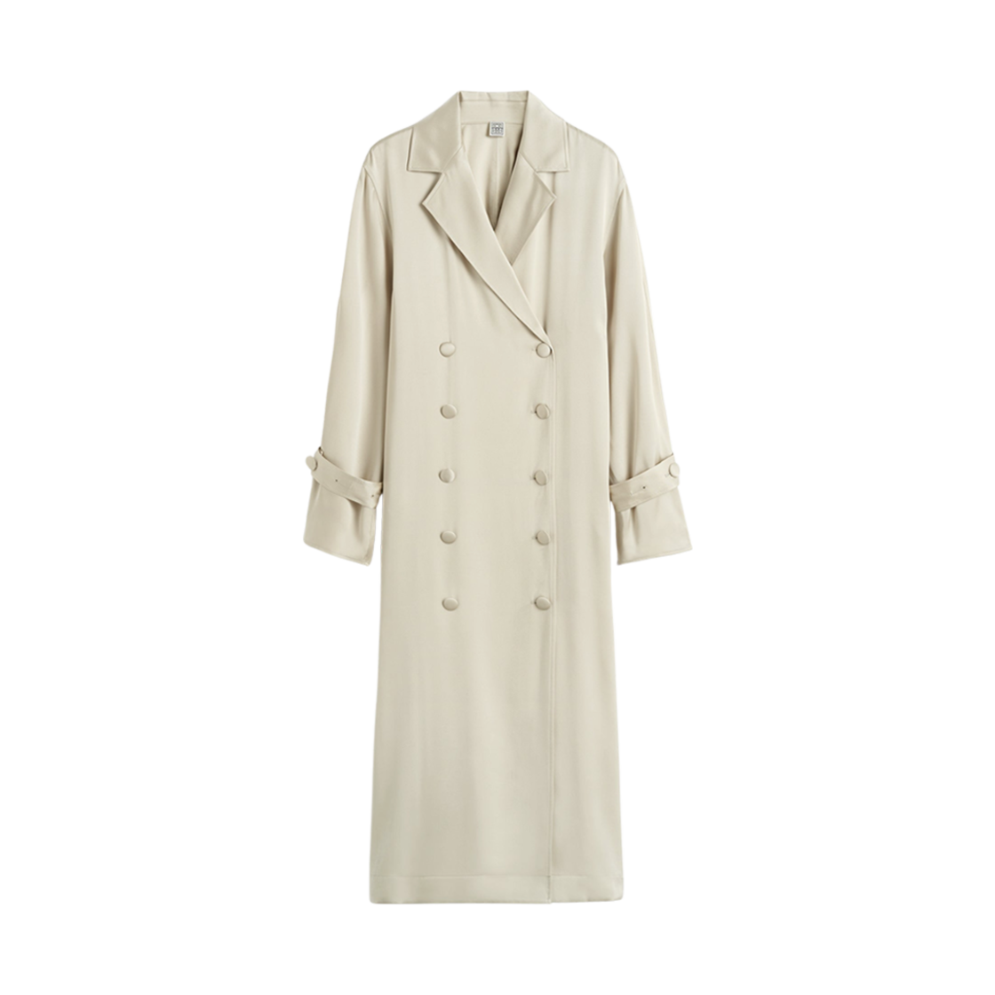 (W) 토템 사틴 트렌치 드레스 펄((W) Toteme Satin Trench Dress Pearl)