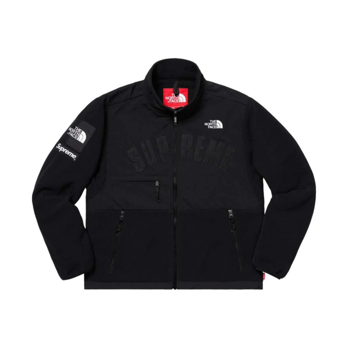 슈프림 x 노스페이스 아크로고 디날리 플리스 자켓 블랙 - 19SS