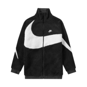 Nike Big Swoosh Full Zip Jacket Black Sail