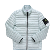 Stone Island 41524 Loom Woven Chambers R-Nylon Down-TC Garment Dyed Packable Jacket Light Grey - 22FW