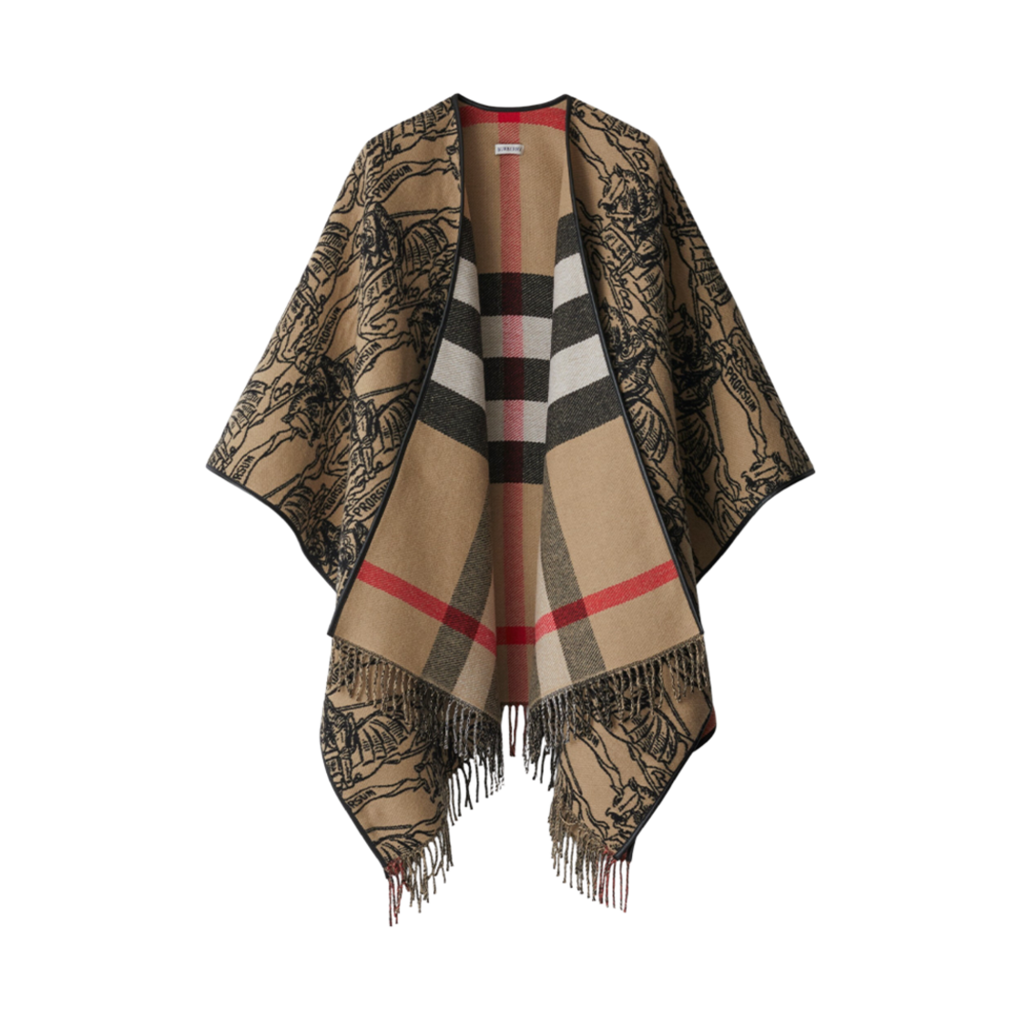 버버리 EKD 울 케이프 아카이브 베이지(Burberry EKD Wool Cape Archive Beige) - 1