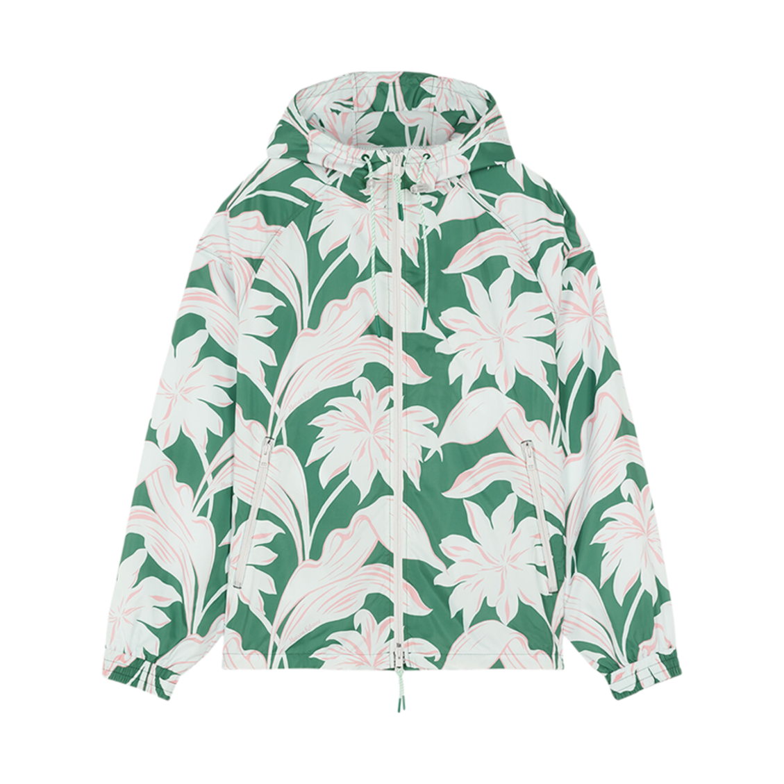 메종 키츠네 플라워 프린트 윈드브레이커 멀티코 디자인(Maison Kitsune Flower Print Windbreaker Multico Design) - 1