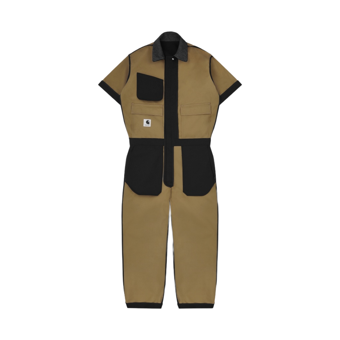 사카이 x 칼하트 WIP 수팅 본딩 점프수트 블랙(Sacai x Carhartt WIP Suiting Bonding Jumpsuit Black)