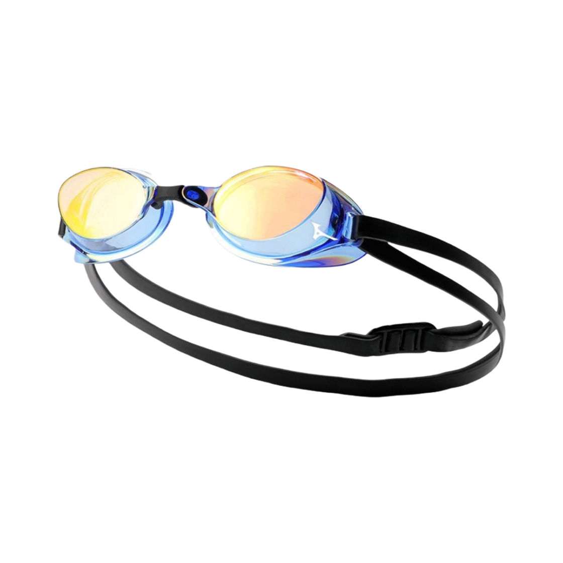 85YA85112 Mizuno Accel Eye Mono Mirrored Non Cushion Swim Goggles Orange