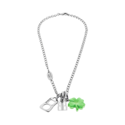 Balenciaga Carousel Clover Collector Necklace Multicolored
