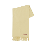 Acne Studios Wool Fringe Muffler Vanilla Yellow