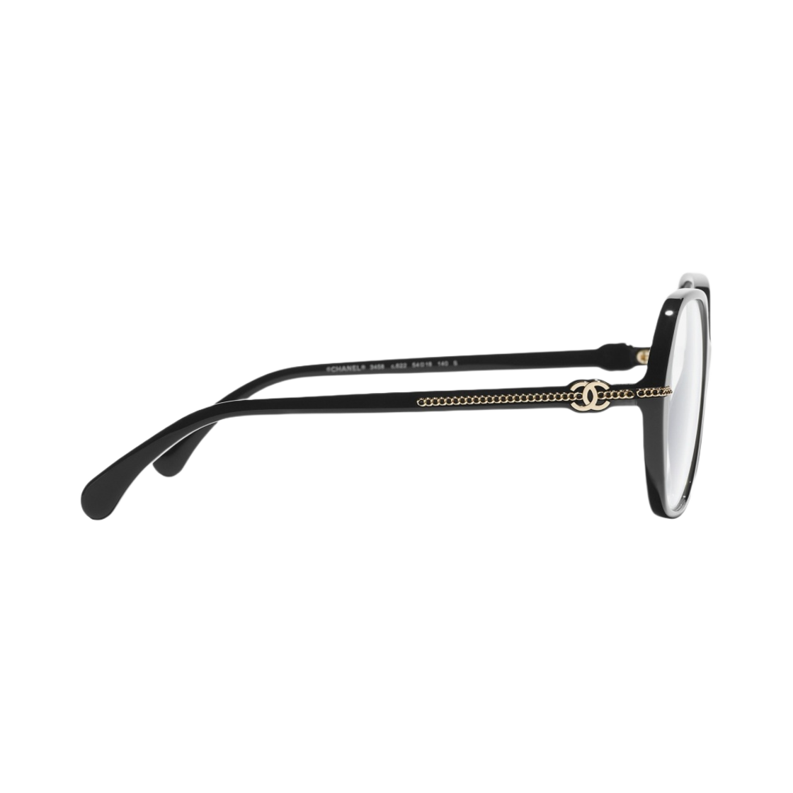 샤넬 스퀘어 프레임 아세테이트 & 블랙(Chanel Square Eyeglasses Acetate & Black) - 3