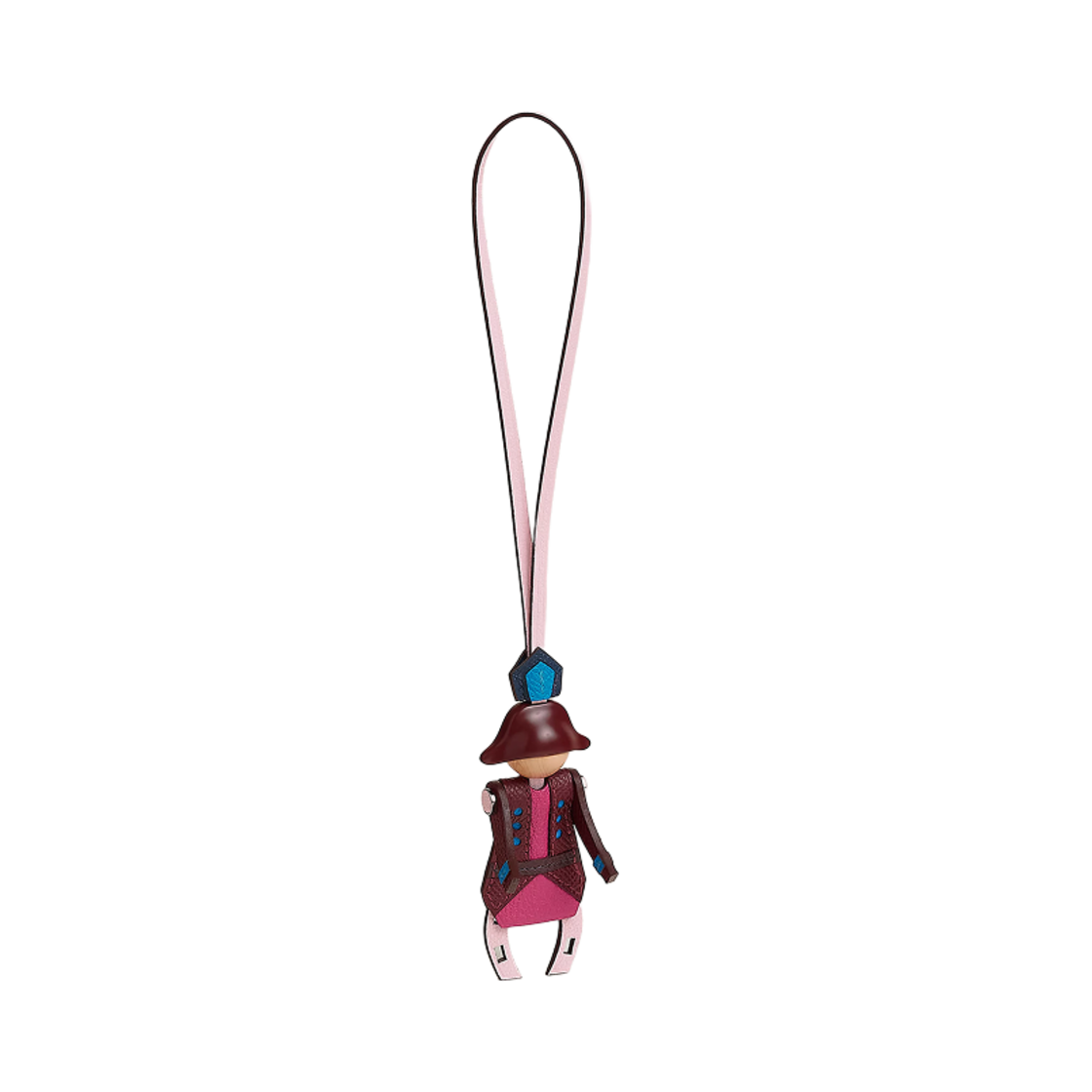 H086501CKAC Hermes Artificer Charm Epsom Mysore Goatskin & Palladium Rose Darling Rouge H Rose Shocking Bleu Navy Bleu Hydra Rouge Sellier