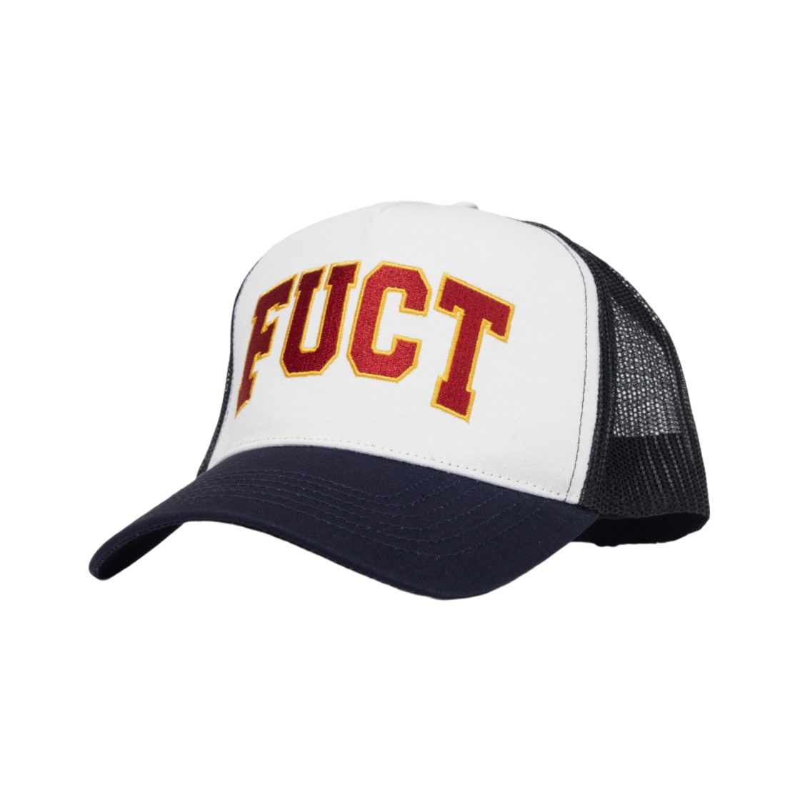 퍽트 위 아 퍽트 트러커 햇 블랙 화이트 - 24SS(Fuct We Are Fuct Trucker Hat Black White - 24SS)