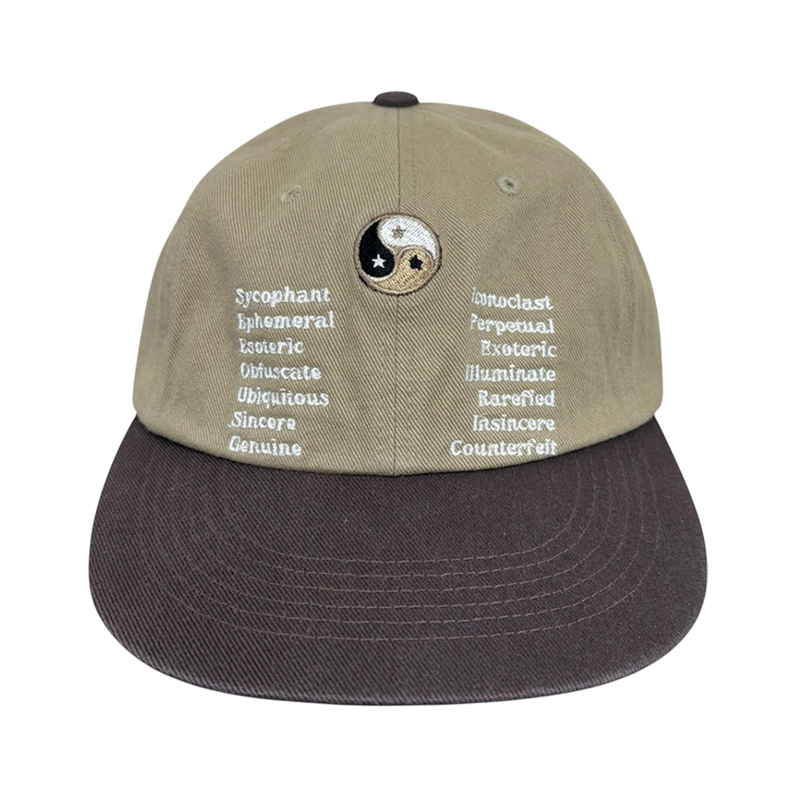 FAS053 FASTLE TT Yin Yang Washed Cap Desert