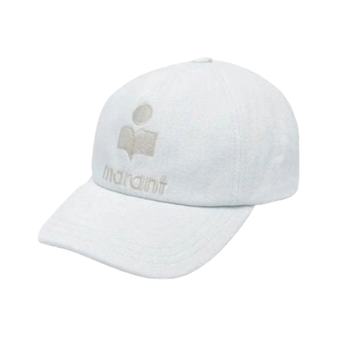 CQ001XFA-A1C17A-61AQ (W) Isabel Marant Tyron Logo Cap Aqua - 23SS