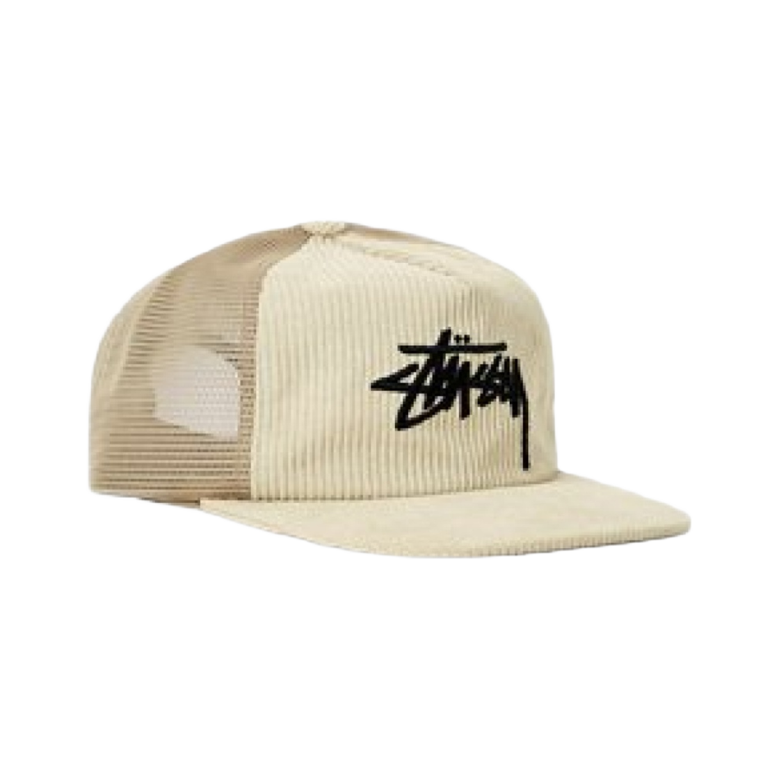 스투시 코듀로이 트러커 캡 크림(Stussy Corduroy Trucker Cap Cream)