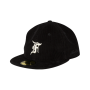 Essentials x New Era Corduroy 59FIFTY Fitted Cap Black