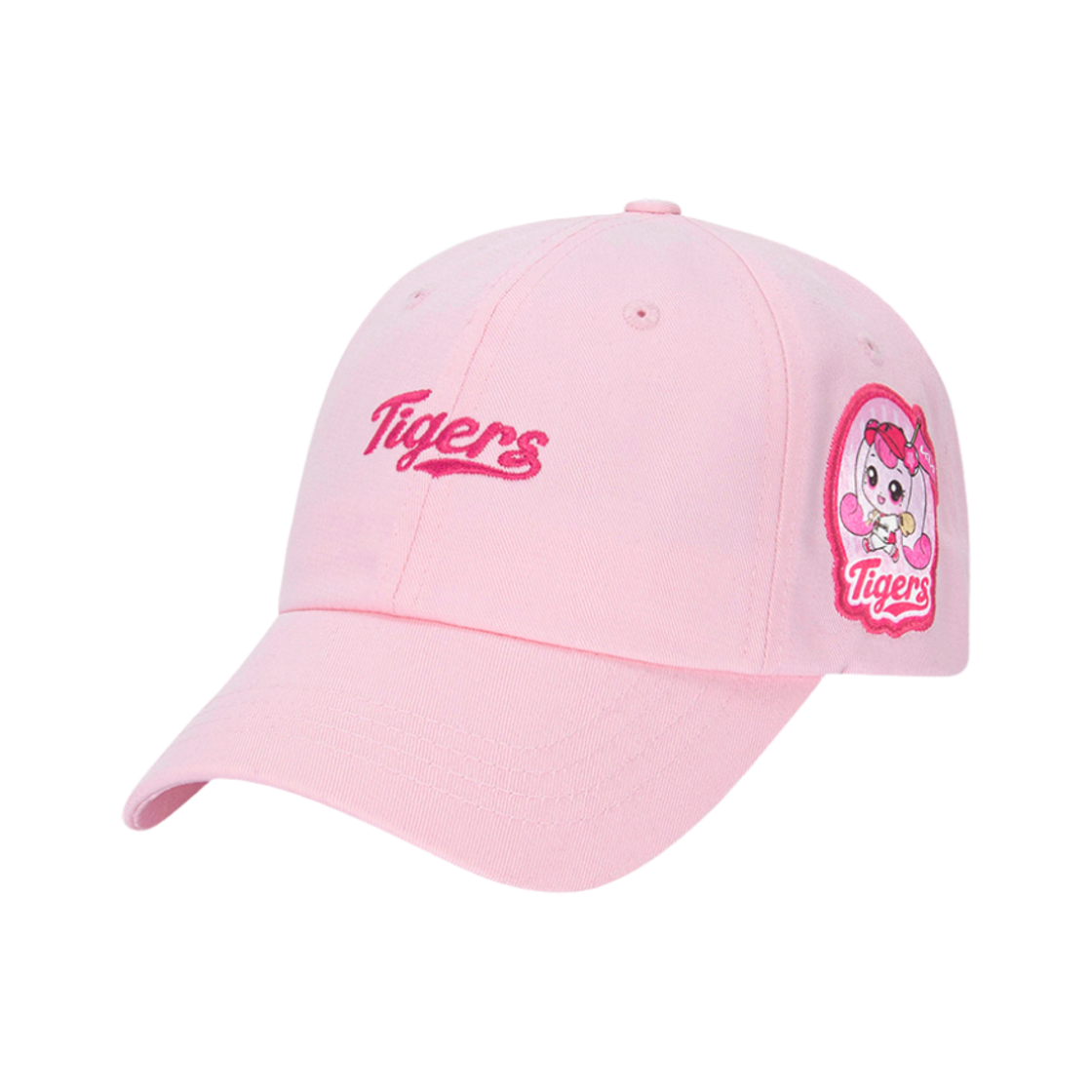 기아 타이거즈 x 캐치! 티니핑 볼캡 핑크(Kia Tigers x Catch! Teenieping Ballcap Pink)