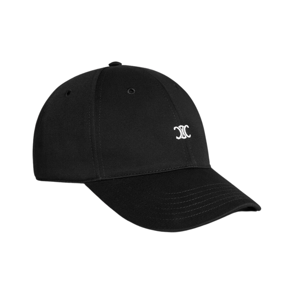 셀린느 트리옹프 베이스볼 캡 블랙 오프 화이트(Celine Triomphe Baseball Cap Black Off White)