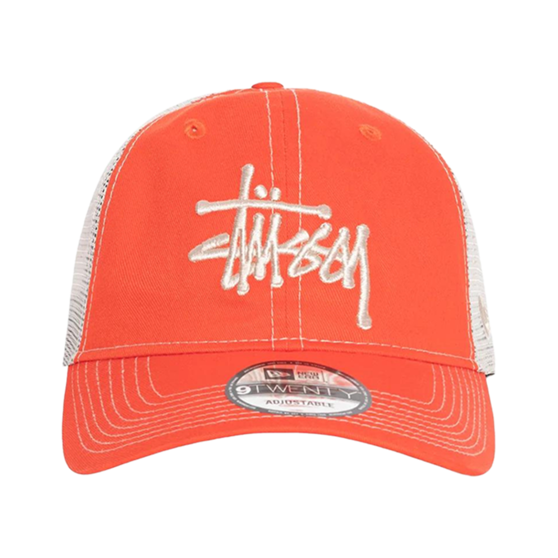 스투시 뉴에라 9Twenty 베이직 트러커 오렌지(Stussy New Era 9twenty Basic Trucker Orange) - 1