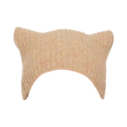 (W) Knwls Precious Beanie Melange Beige