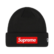 Supreme New Era Box Logo Beanie Black - 22FW
