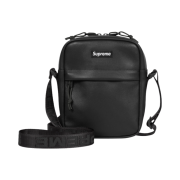Supreme Leather Shoulder Bag Black - 24FW
