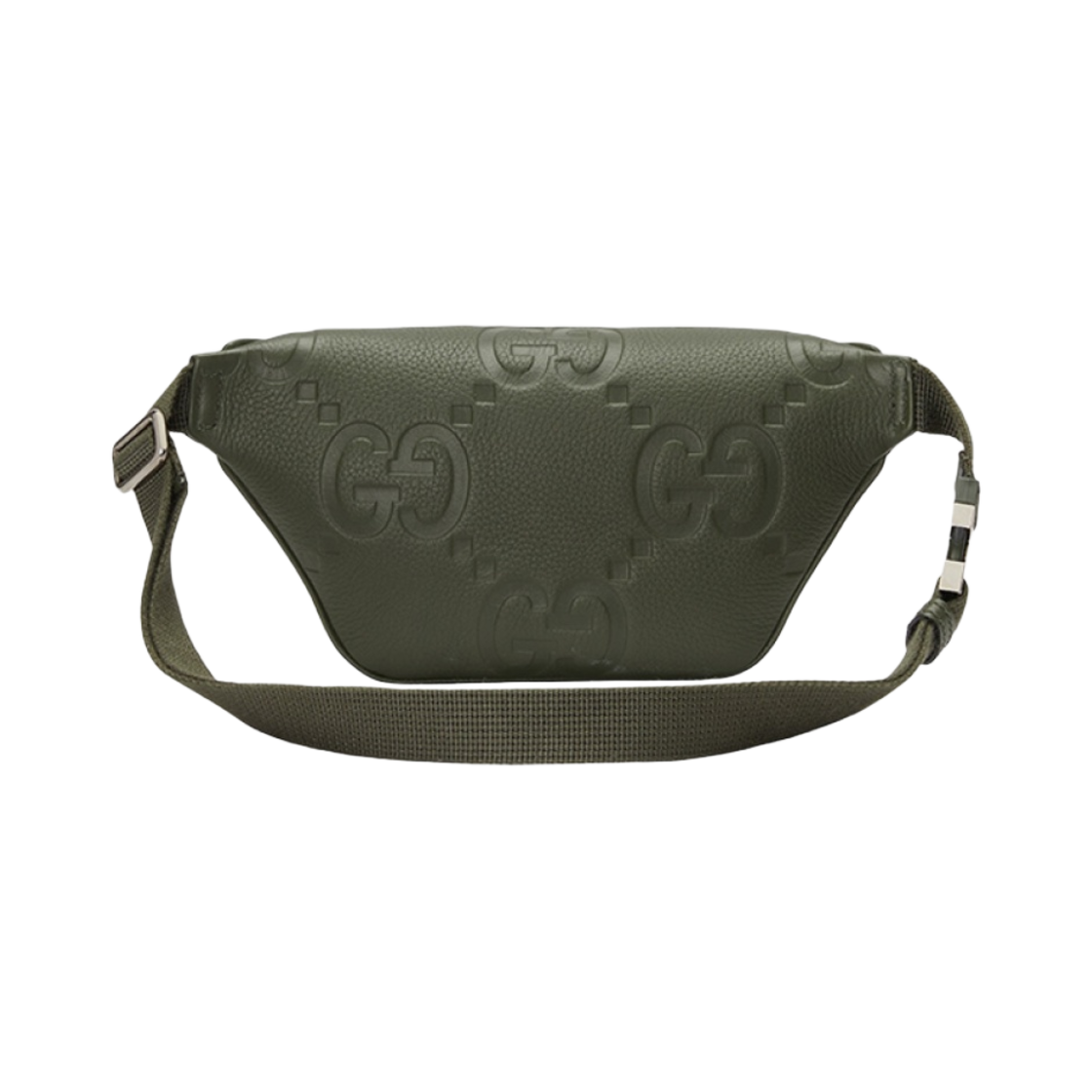 구찌 점보 GG 스몰 벨트 백 다크 그린 레더(Gucci Jumbo GG Small Belt Bag Dark Green Leather) - 3