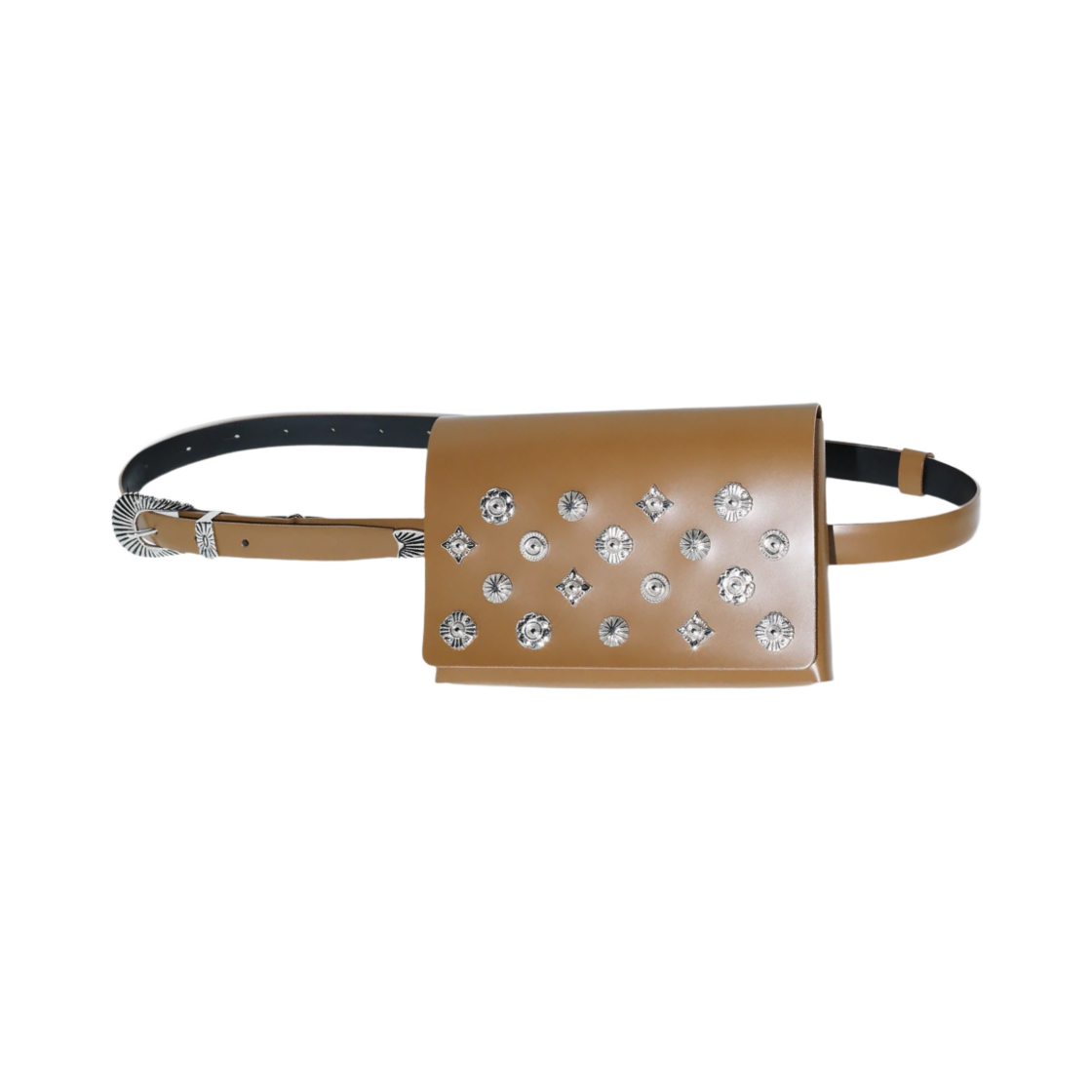 토가 아카이브스 모티프 메탈 벨트백 카멜(Toga Archives Motif Metal Belt Bag Camel)