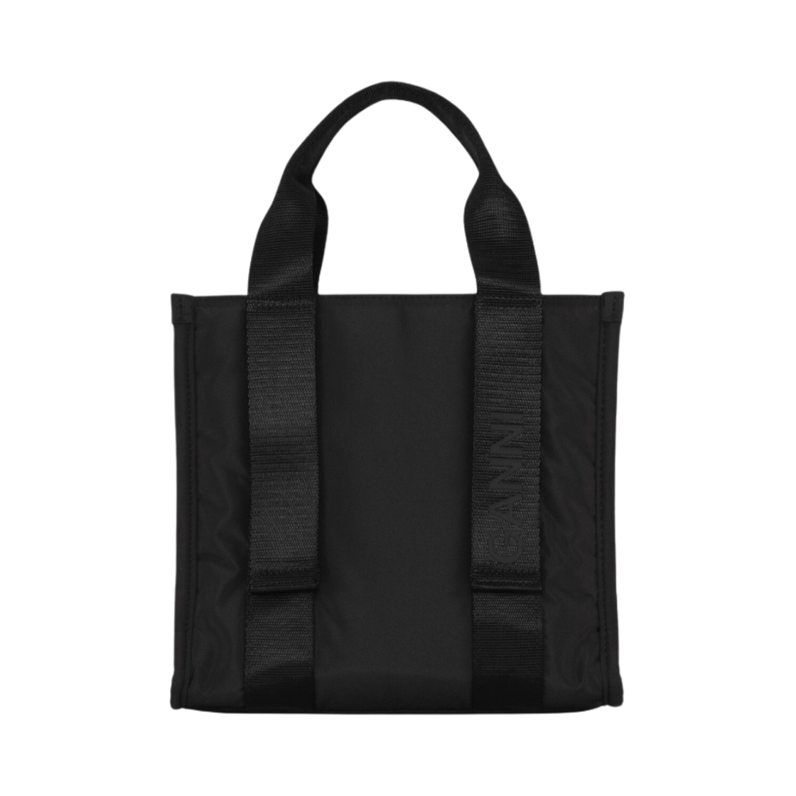 가니 스몰 테크 토트 블랙(Ganni Small Tech Tote Black) - 1