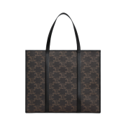 Celine Large Cabas in Triomphe Canvas XL Black