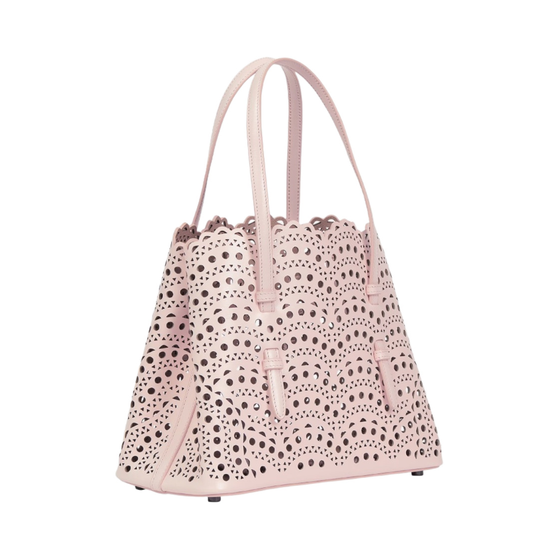 알라이아 비엔 웨이브 럭스 카프스킨 미나 25 백 핑크(Alaia Mina 25 Bag in Vienne Wave Lux Calfskin Pink) - 2
