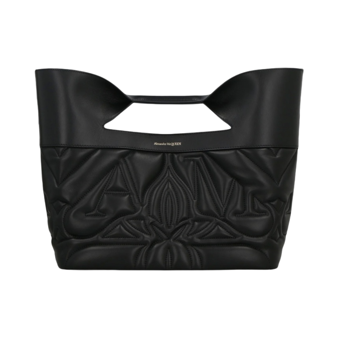 7095661BLFU1000 Alexander McQueen The Bow Bag Black