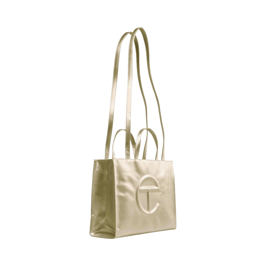 텔파 미디움 쇼핑백 골드(Telfar Medium Shopping Bag Gold) - 2