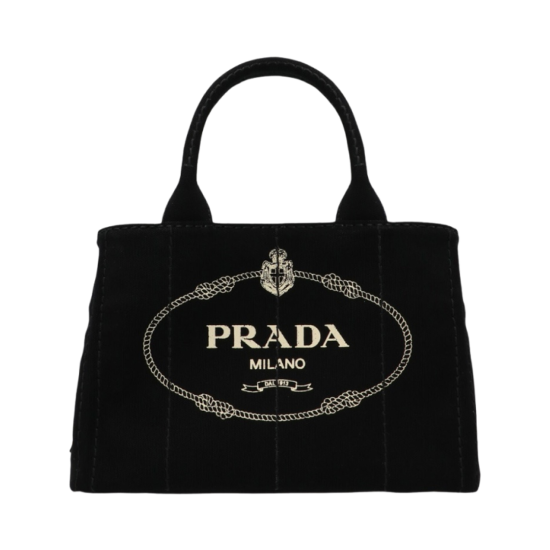 프라다 카나파 토트백 블랙
