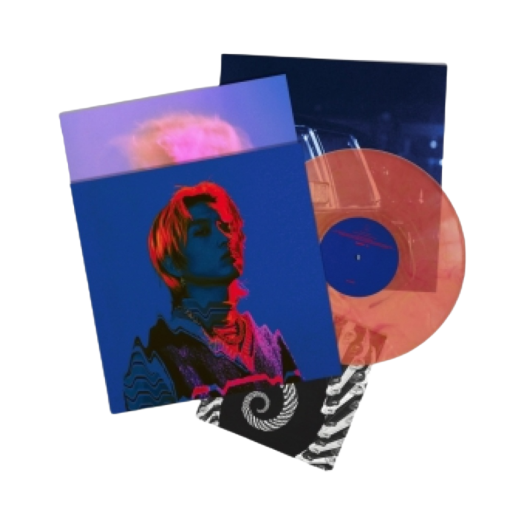 - C JAMM 1st Mini Album Keung LP Limited Edition Orange Red Marbled