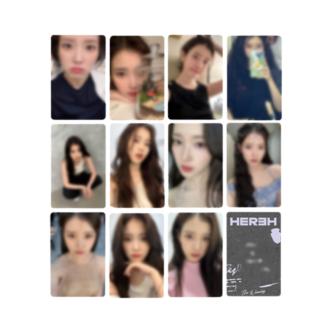 아이유 더 위닝 포토 카드 세트 (11개 세트)(IU The Winning Photo Card Set (Set of 11))