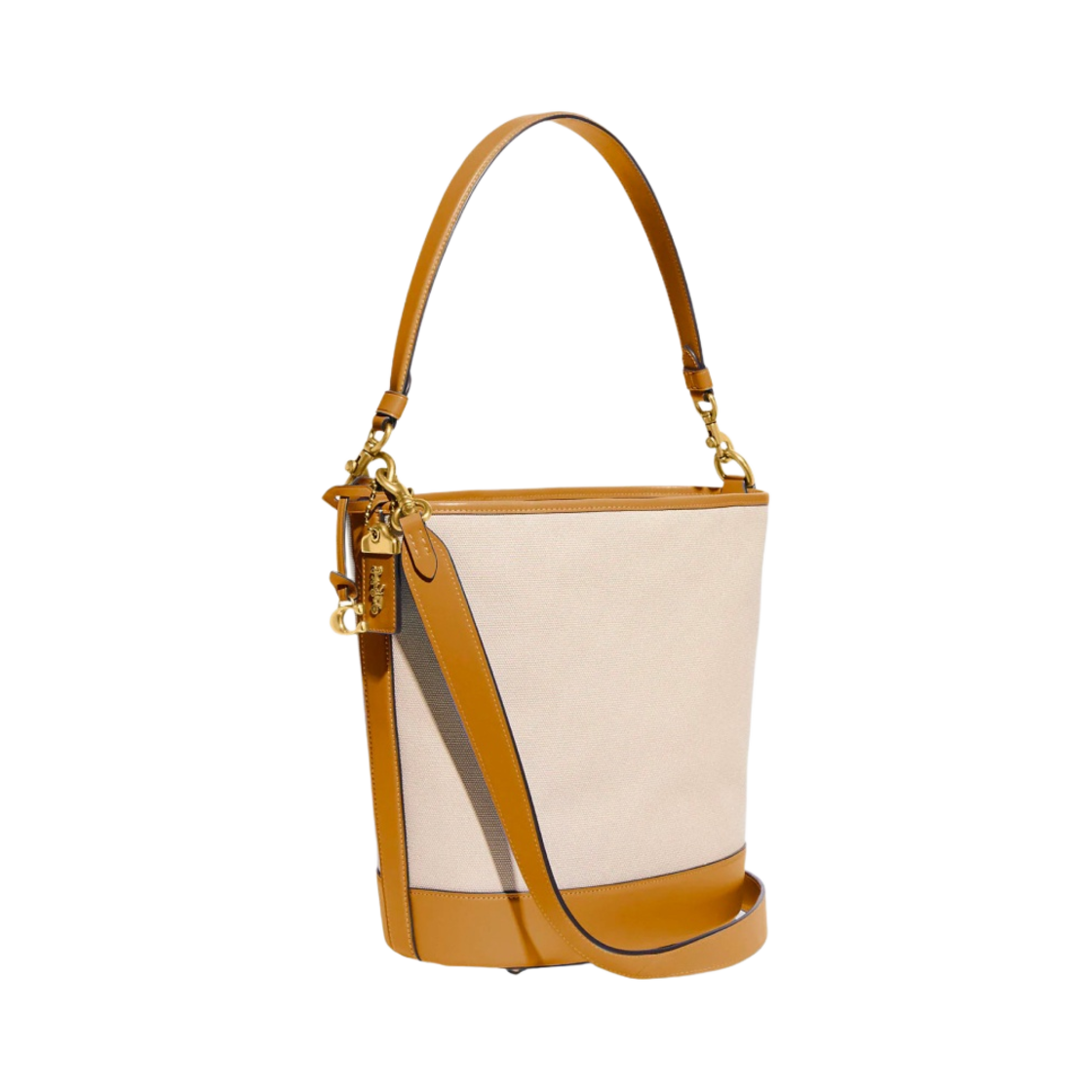 코치 다코타 버킷백 내츄럴 캔버스 탄(Coach Dakota Bucket Bag Natural Canvas Tan) - 2