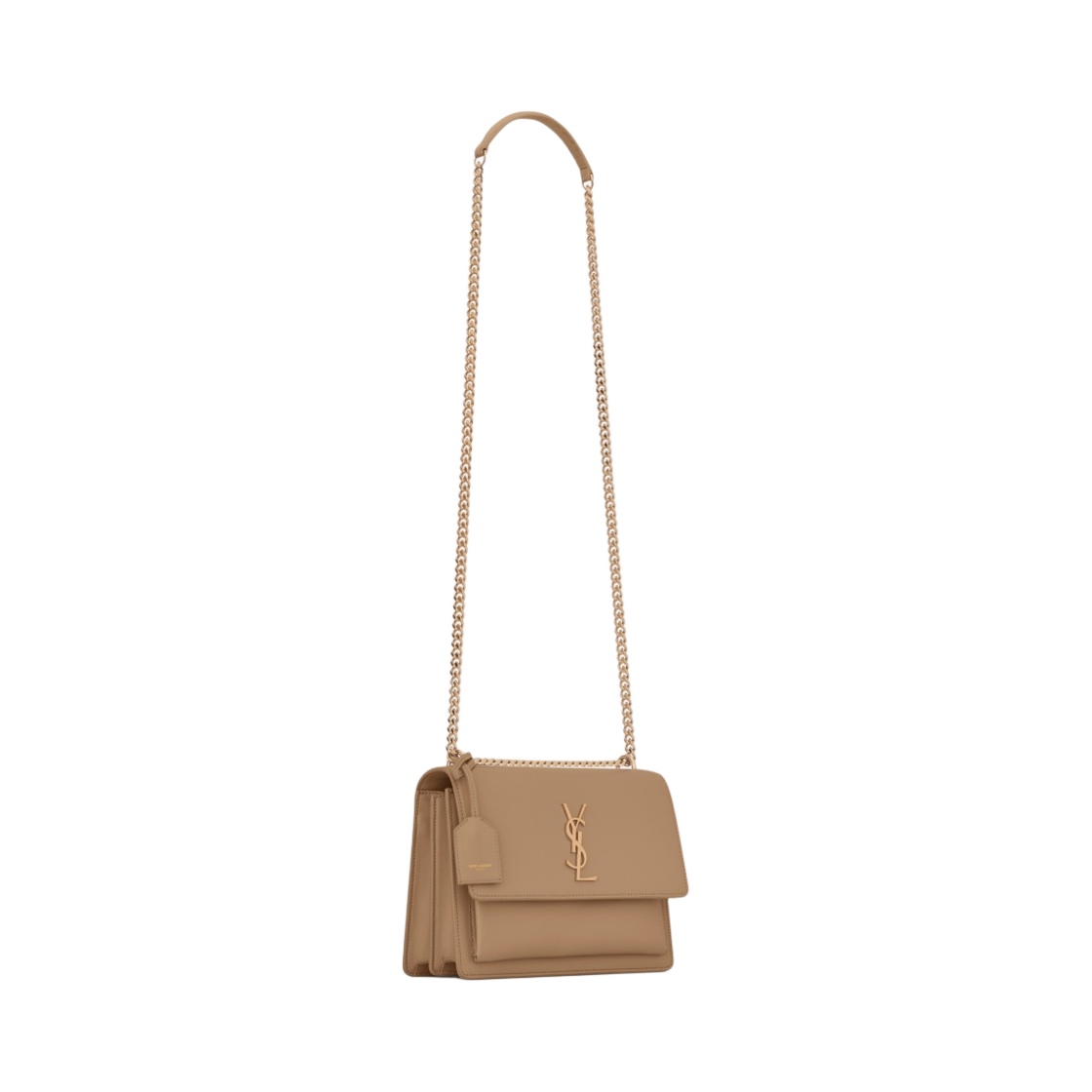 생로랑 스무스 레더 선셋 미디움 체인백 토프(Saint Laurent Smooth Leather Sunset Medium Chain Bag Taupe) - 2