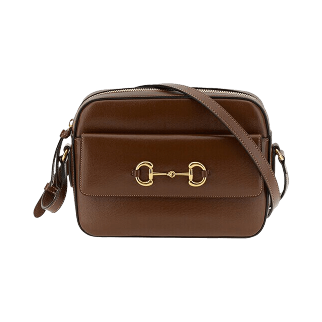 구찌 홀스빗 1955 스몰 숄더백 브라운(Gucci Horsebit 1955 Small Shoulder Bag Brown) - 1