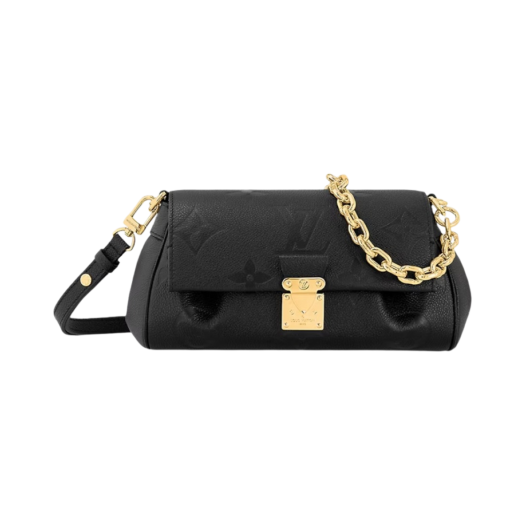 Louis Vuitton Favorite Monogram Empreinte Leather Black