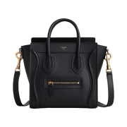 Celine Nano Luggage Bag in Smooth Calfskin Black