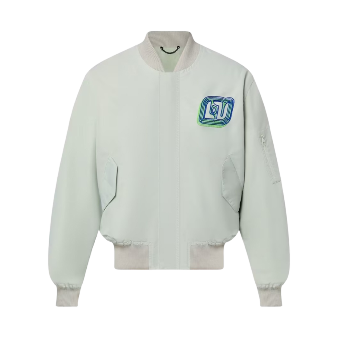 루이비통 자수 라이트웨이트 봄버 아쿠아(Louis Vuitton Embroidered Lightweight Bomber Aqua)